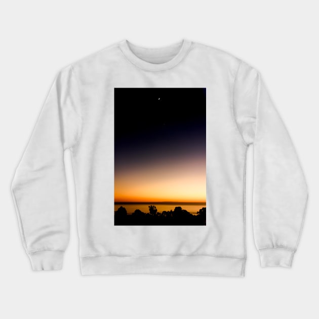 San Clemente Island at Dusk's Edge Crewneck Sweatshirt by bobmeyers